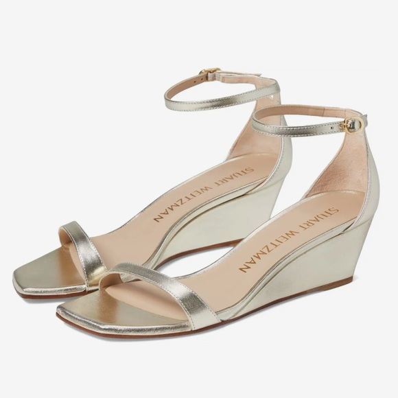 Stuart Weitzman Nudistcurve 50 Wedge - Picture 1 of 17
